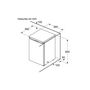 Voir la diapositive 4 : BOSCH Réfrigérateur table top 56cm 120l blanc - KTL15NWEB