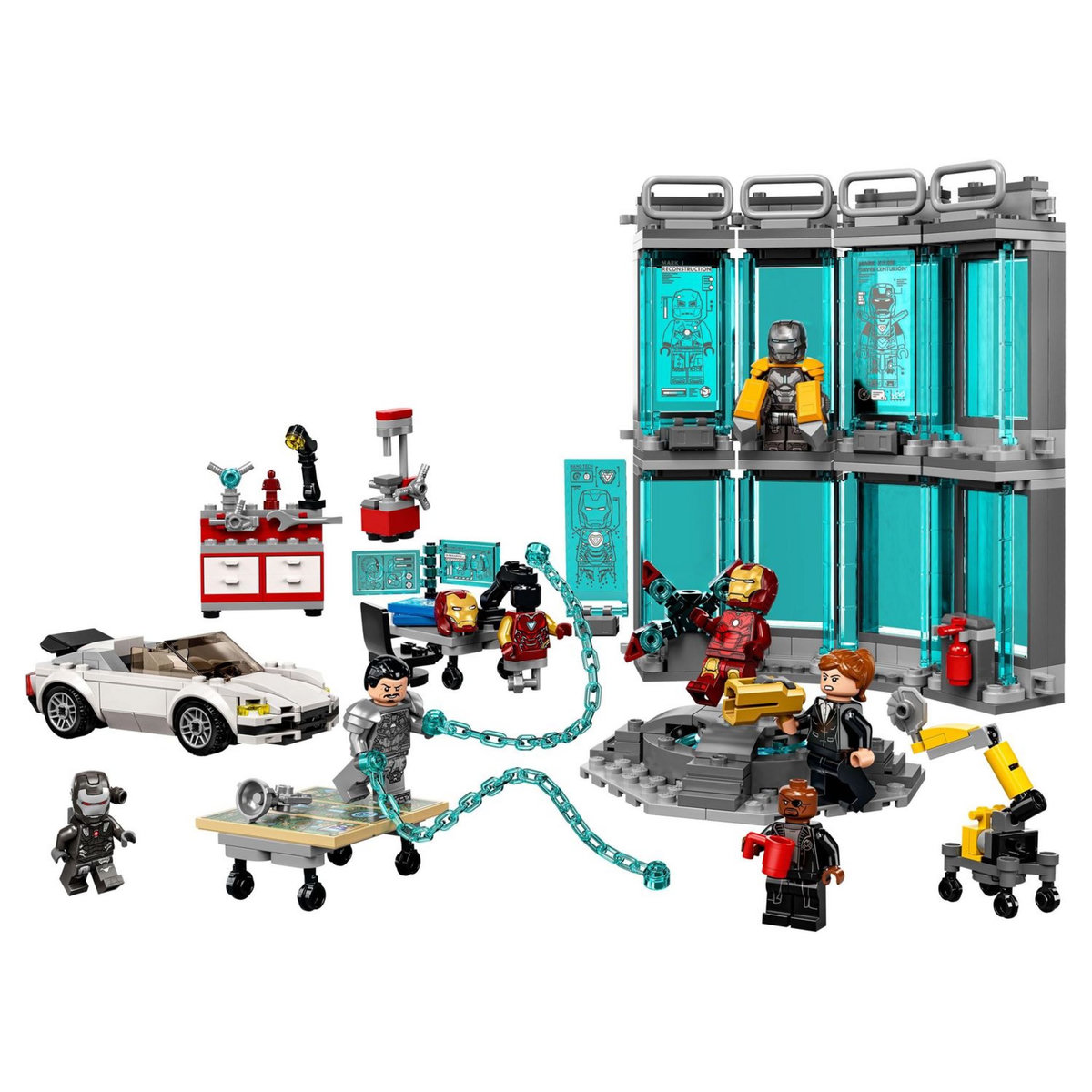 LEGO Marvel Super Heroes 76216 L'armurerie d'Iron Man 