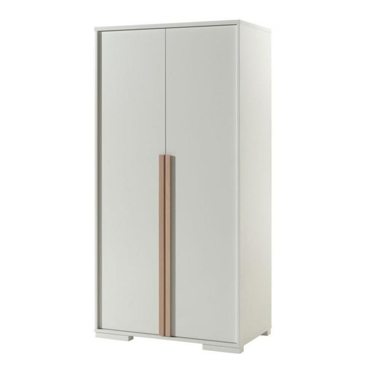 Paris Prix Pack - Lit Enfant, Chevet, Armoire 2 Portes & Bureau  London  Blanc