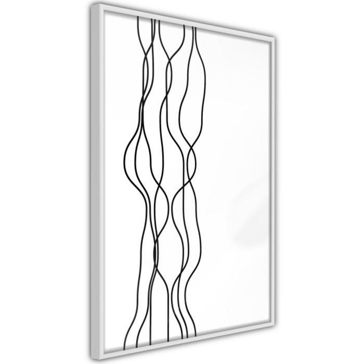 Paris Prix Affiche Murale Encadrée  Wavy Lines