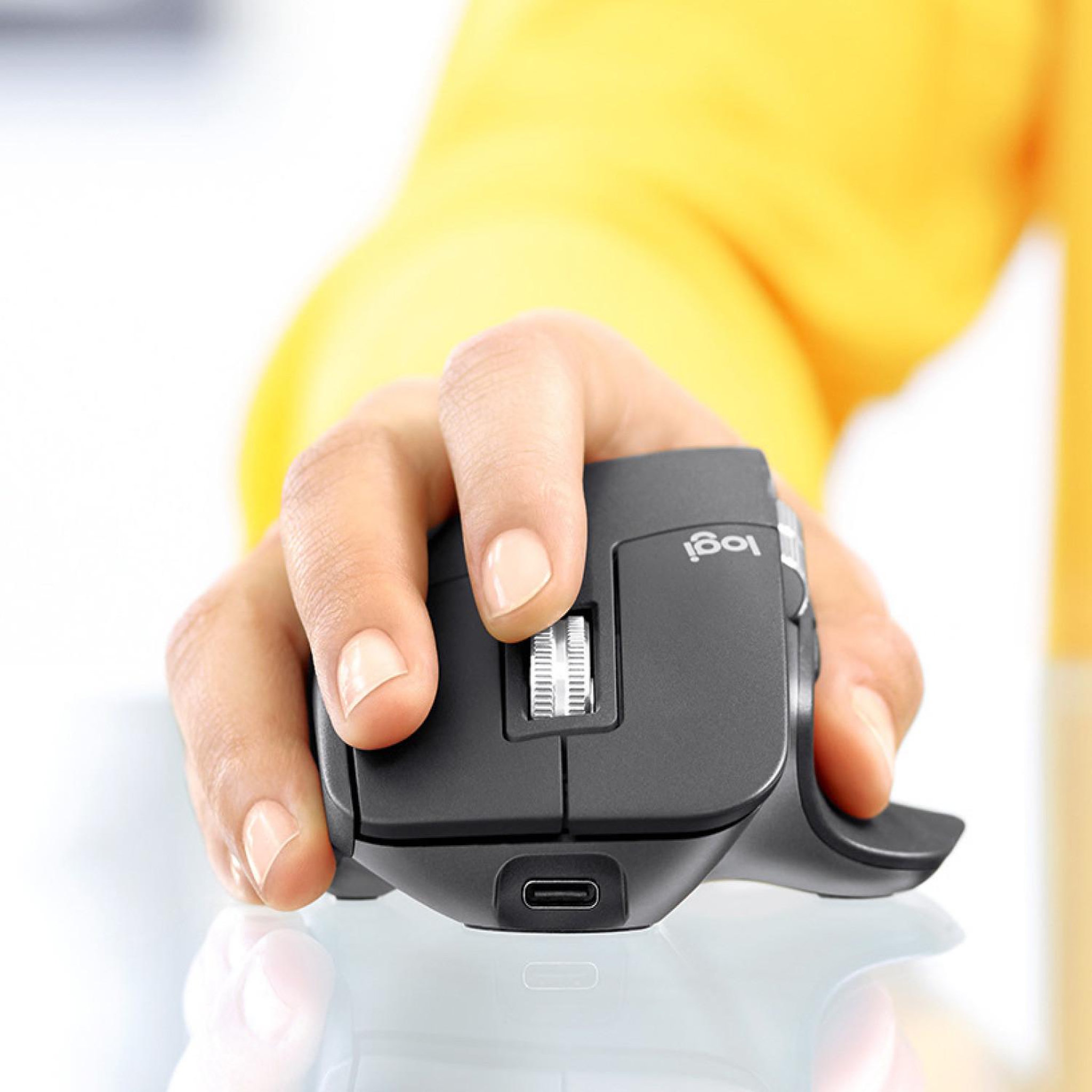 Voir la diapositive 3 : Logitech Logitech MX Master 3 souris Droitier RF sans fil + Bluetooth Laser 4000 DPI