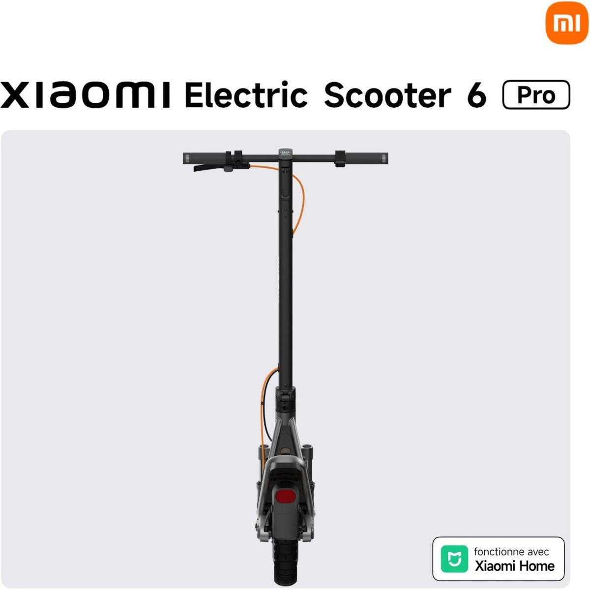 XIAOMI Trottinette électrique Electric Scooter 6 Pro Noir