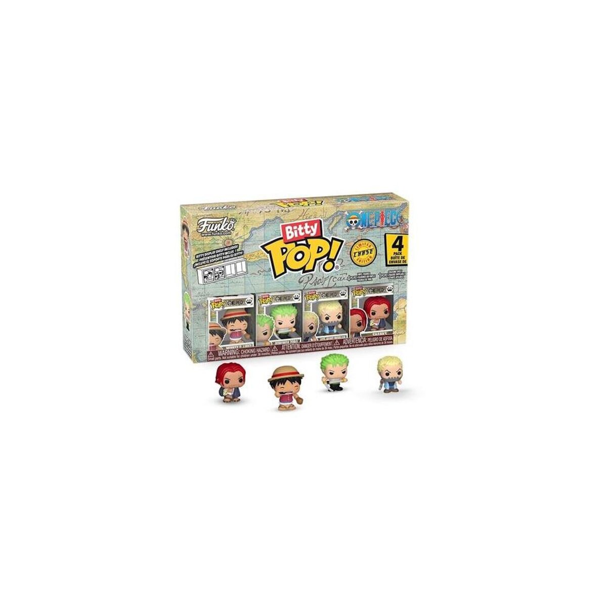 Funko Figurine Funko Bitty Pop 4 pk One Piece 12 pièces in PDQ Modèle aléatoire