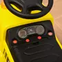 HOMCOM Porteur enfant camion 18-36 mois benne basculante pelle effets sonores lumineux noir jaune