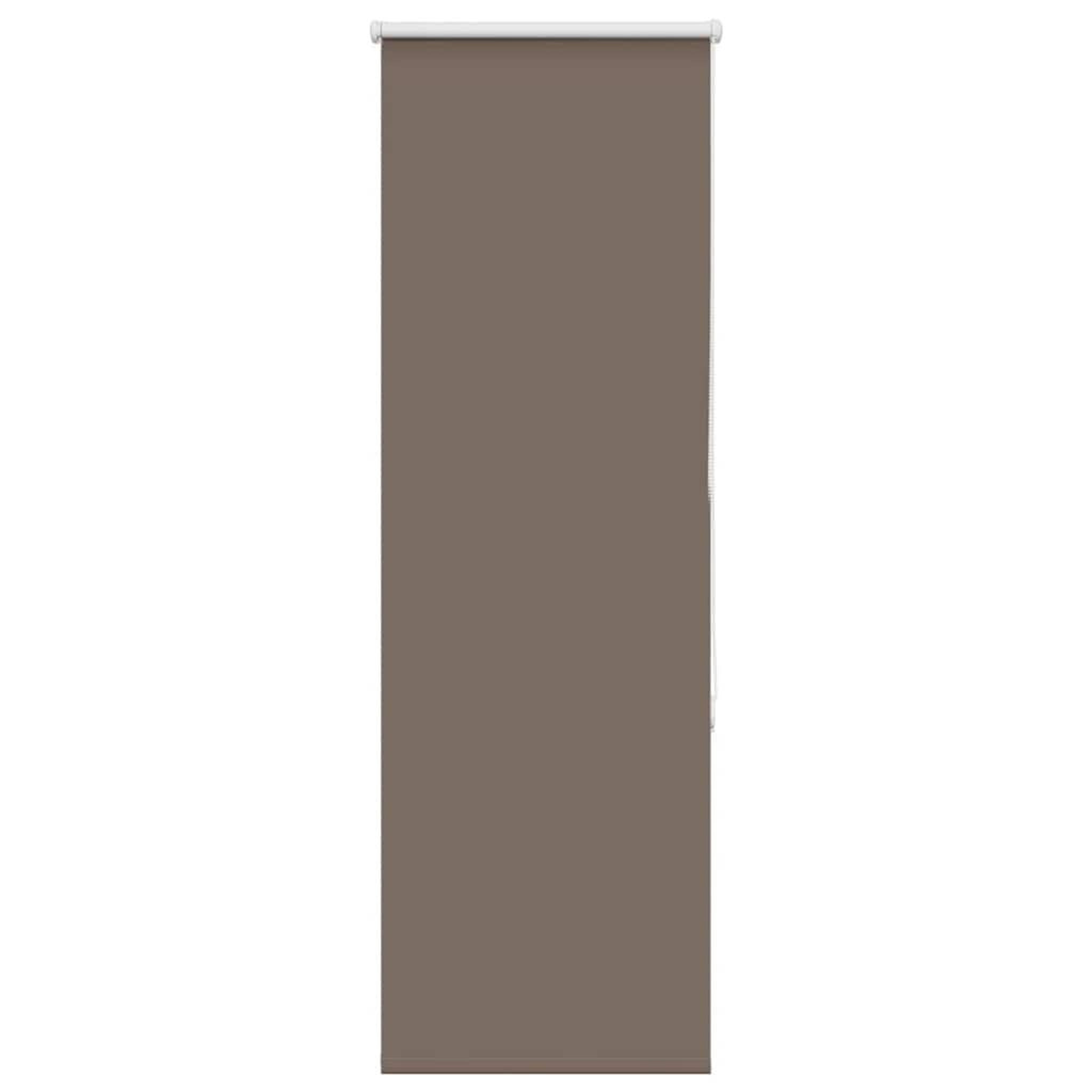 Voir la diapositive 2 : VIDAXL Store enrouleur occultant cafe 45x130cm largeur du tissu 40,7cm