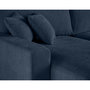 Voir la diapositive 5 : LISA DESIGN Pivoine - canapé panoramique en u - 7 places - convertible avec coffre - en velours texturé
