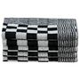 Voir la diapositive 6 : VIDAXL Ensemble de serviettes 20 pcs noir et blanc coton