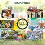 Voir la diapositive 6 : OUTSUNNY Composteur de jardin - bac à compost pour déchets - rotatif 360° - double chambre 130 L - acier PP vert noir