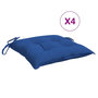 Voir la diapositive 2 : VIDAXL Coussins de palette lot de 4 bleu 50x50x7 cm tissu oxford