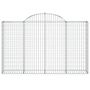 Voir la diapositive 4 : VIDAXL Paniers a gabions arques 40 pcs 200x30x120/140 cm Fer galvanise