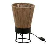 Paris Prix Lampe à Poser en Jute  Nina  28cm Naturel
