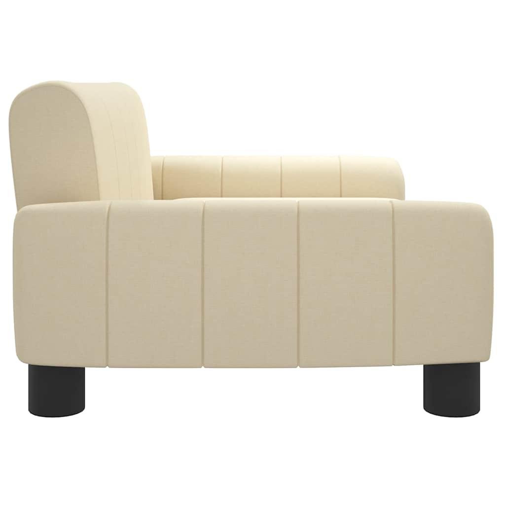 Voir la diapositive 4 : VIDAXL Lit pour chien creme 70x45x30 cm tissu