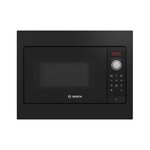 BOSCH Micro-ondes encastrable 20l 800w noir - BFL523MB3F