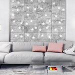 Paris Prix Papier Peint  Stars on Concrete  50x1000cm