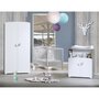Voir la diapositive 3 : BABY PRICE Commode à langer 2 tiroirs + 1 grande niche NEW LEAF