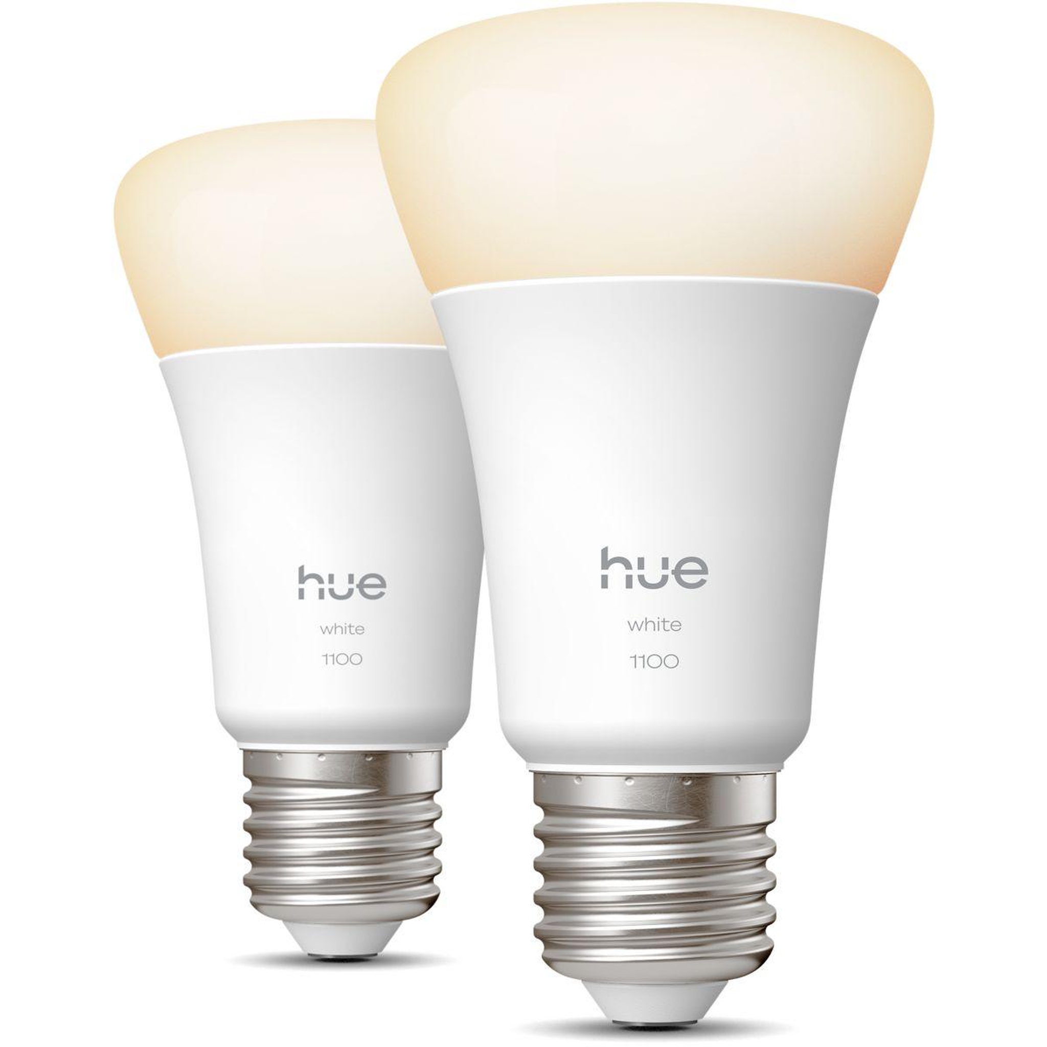 Voir la diapositive 2 : PHILIPS HUE Ampoule LED connectée E27 White 75W pack de 2