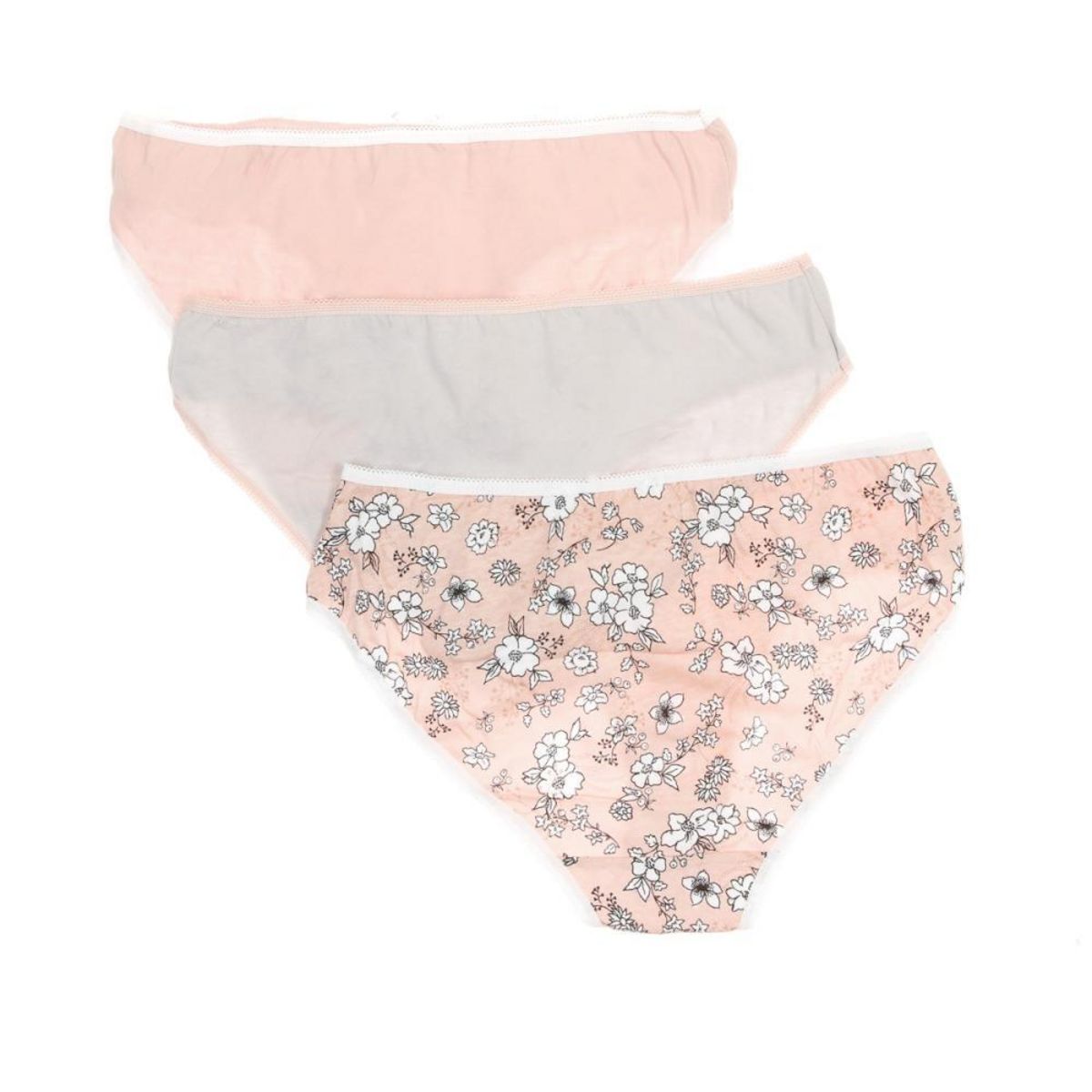 Lulu Castagnette Lot x3 Culottes /Grise Femme Lulu Castagnette