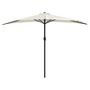 Voir la diapositive 3 : VIDAXL Parasol de balcon avec mat en aluminium Sable 300x155 cm Demi