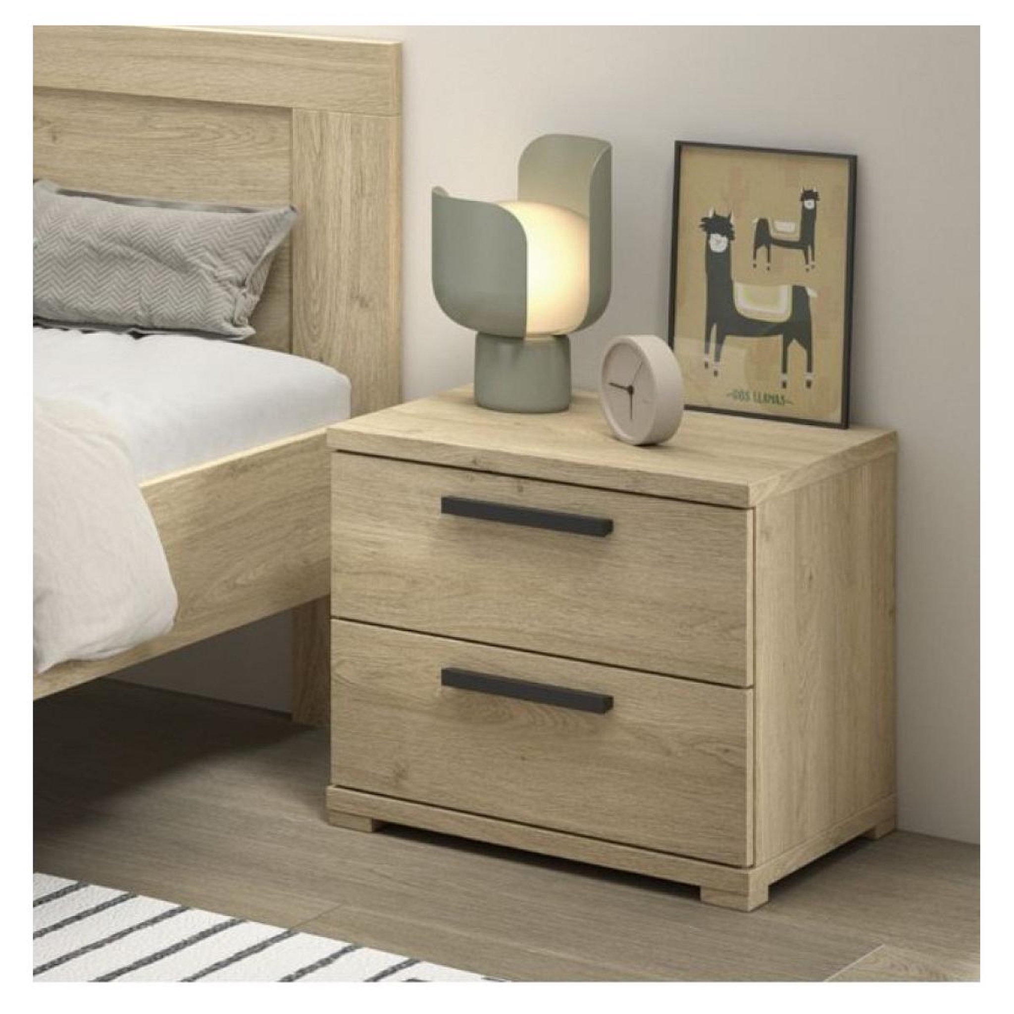 Voir la diapositive 3 : Vipack Chevet SAM - Table de nuit élégante