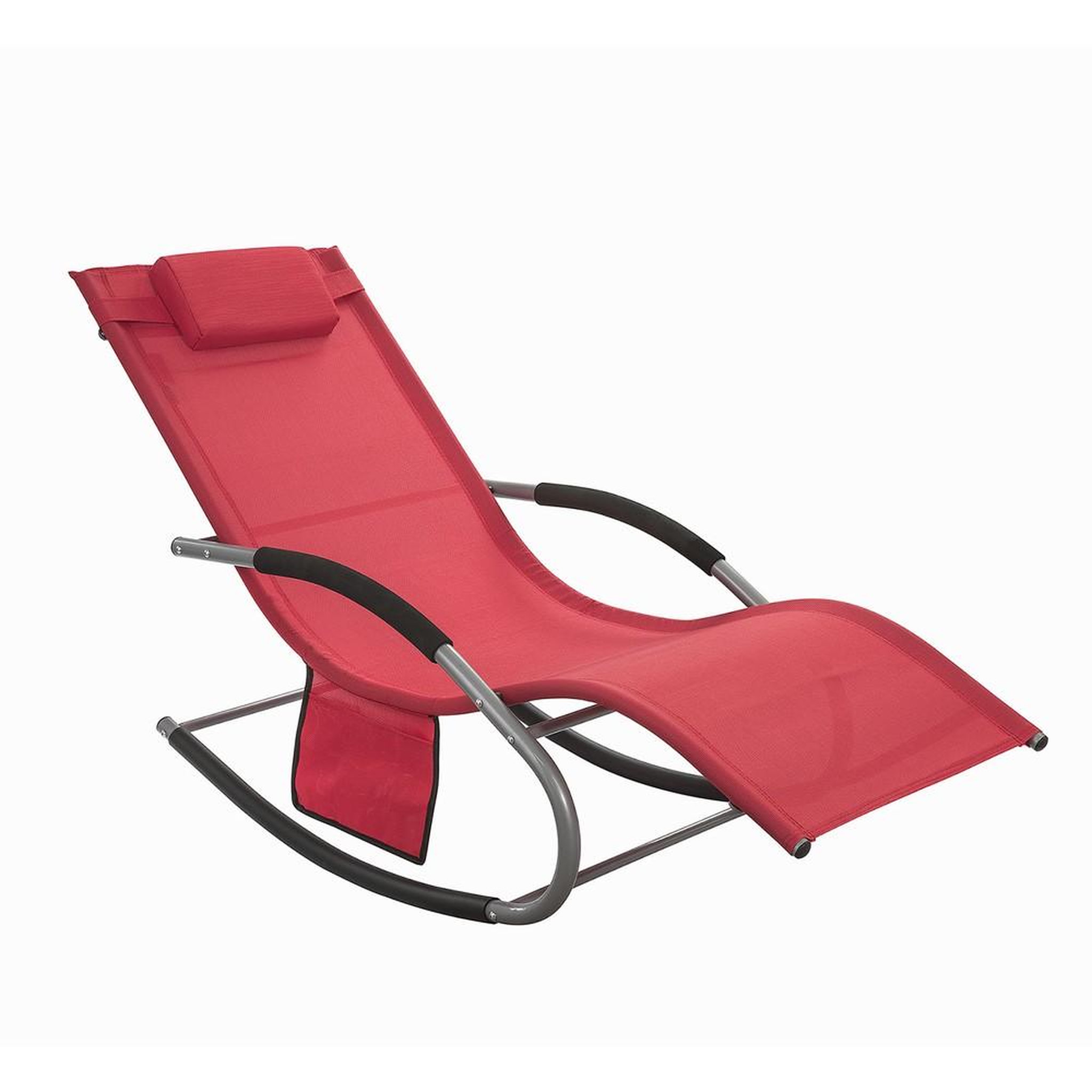 Voir la diapositive 1 : SOBUY SoBuy - Fauteuil À Bascule De Jardin pliable - Moderne - OGS28