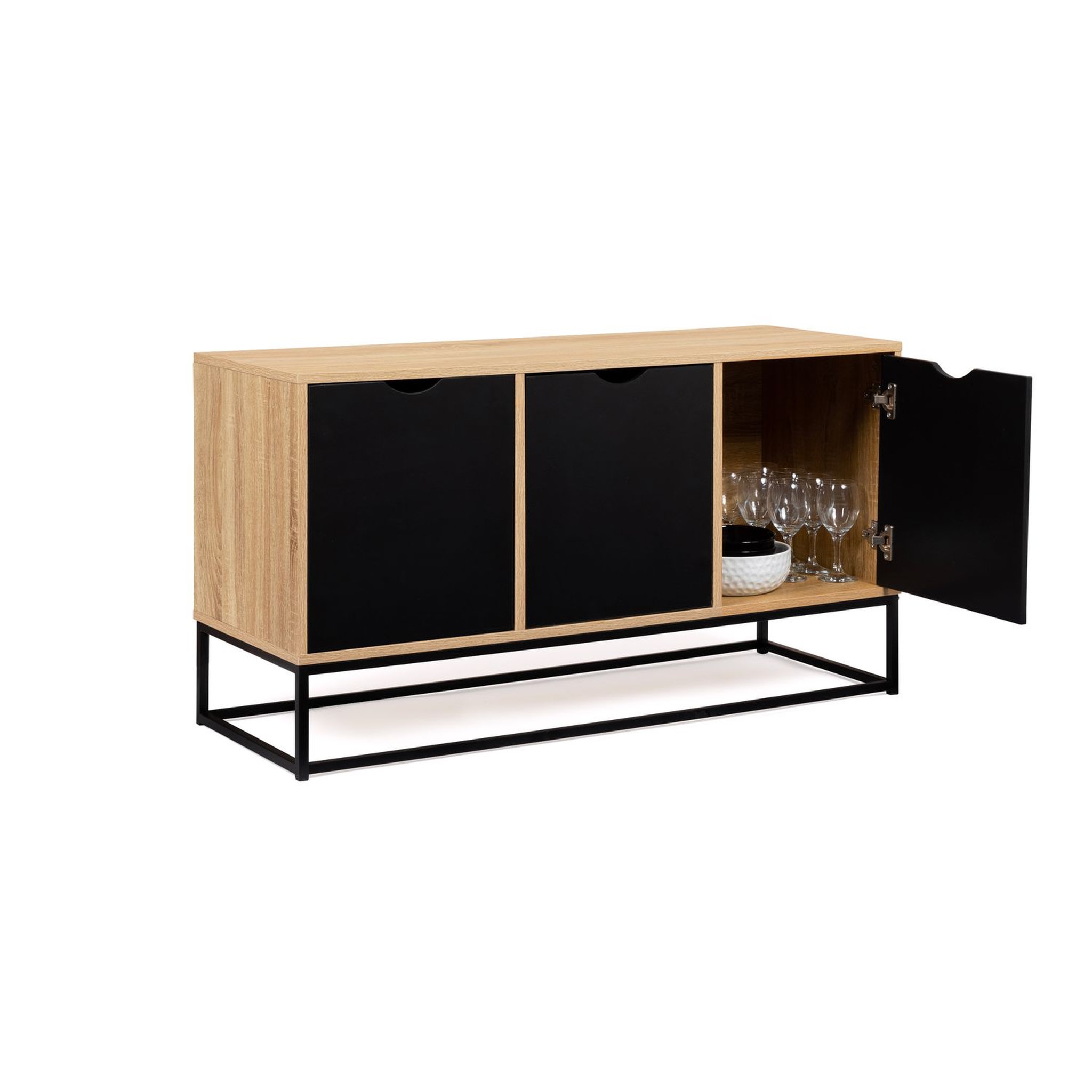 Voir la diapositive 2 : Buffet bas 3 portes STREET
