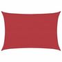 Voir la diapositive 2 : VIDAXL Voile d'ombrage 160 g/m^2 Rouge 4x6 m PEHD