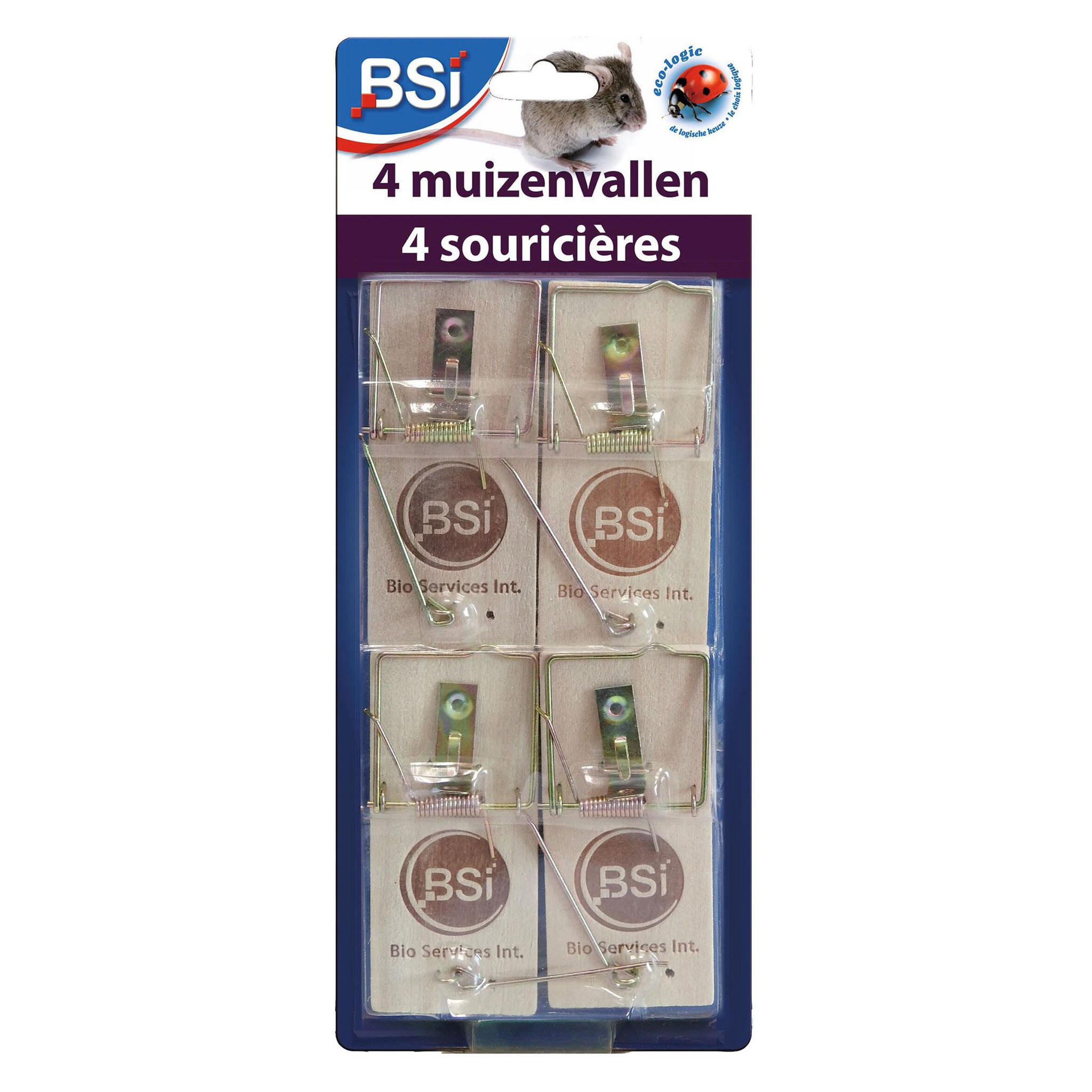 Bsi Souricières 4 pièces en bois bsi