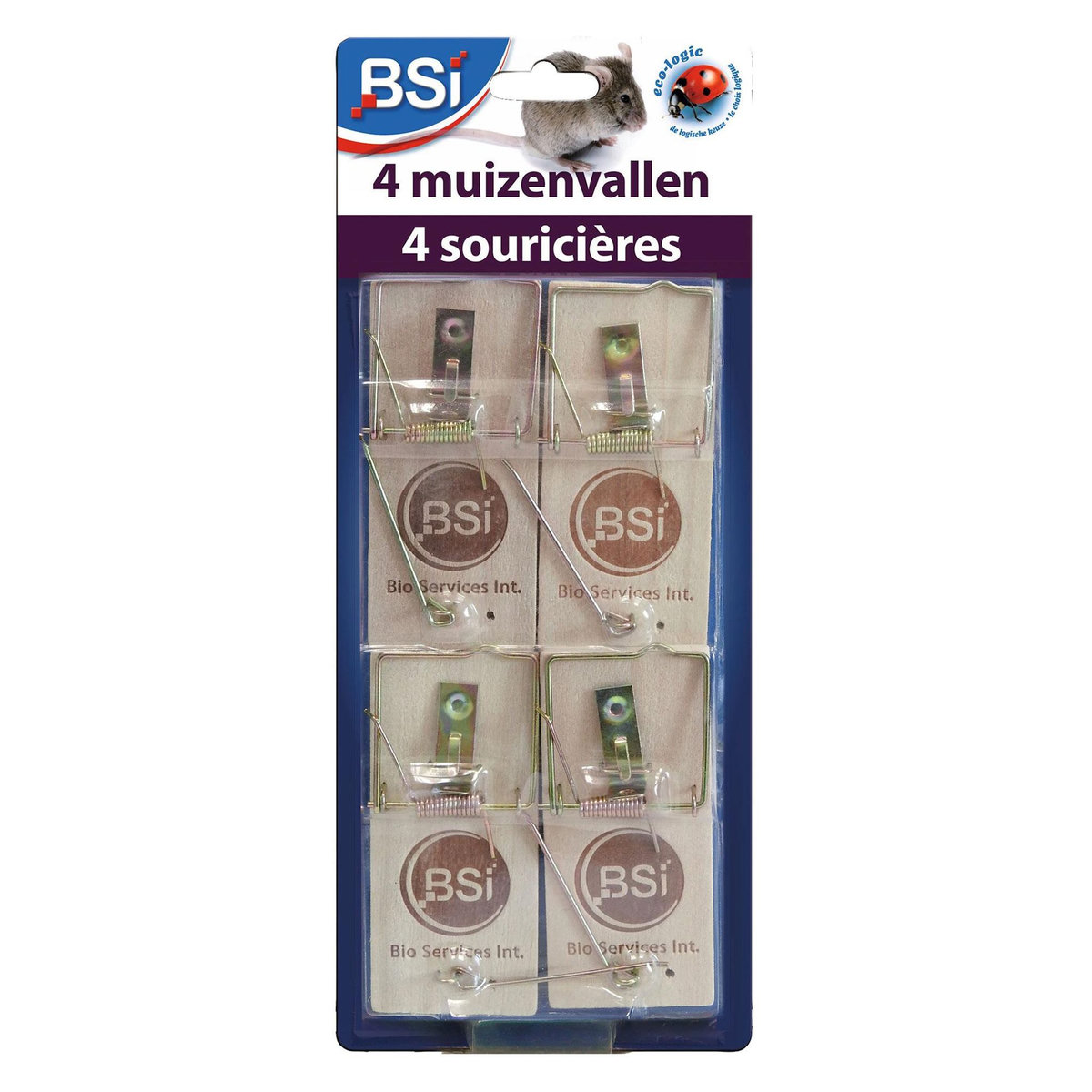 Bsi Souricières 4 pièces en bois BSI