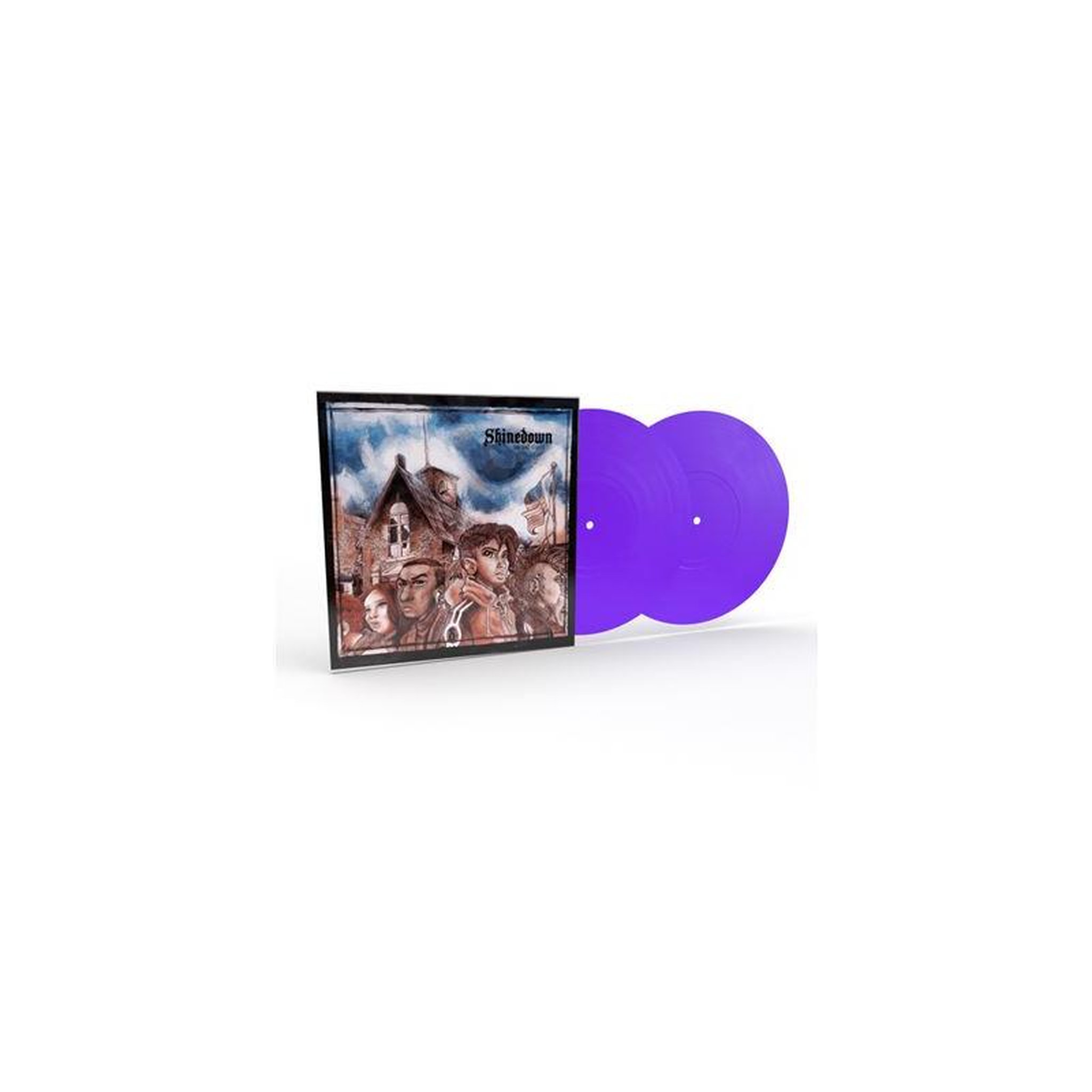Atlantic Us And Them Vinyle Violet Transparent