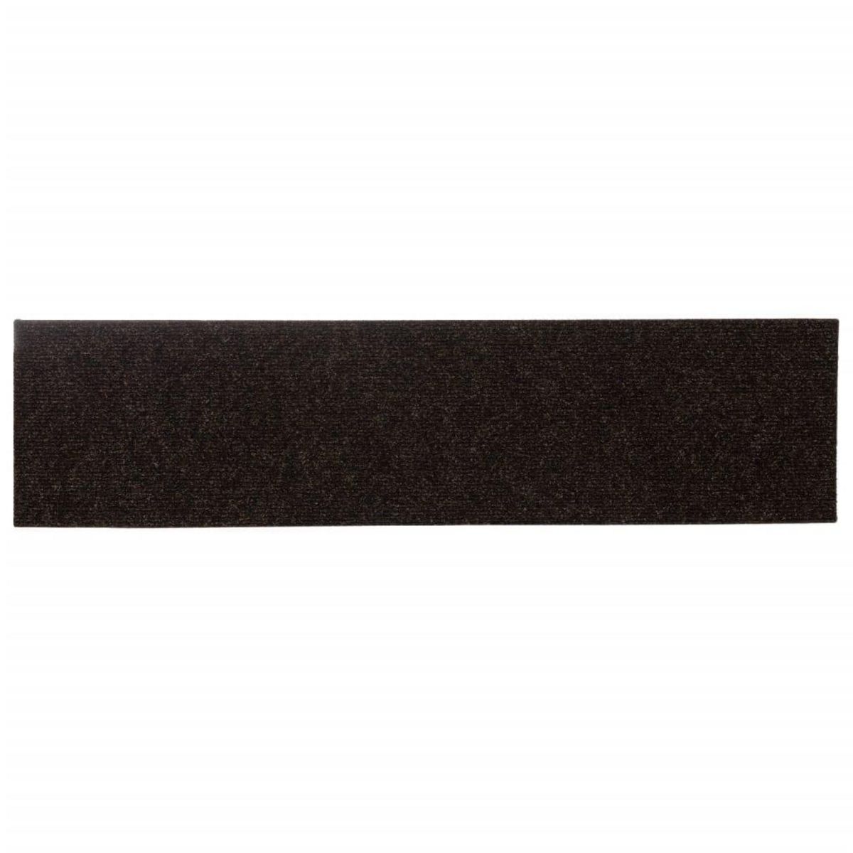 VIDAXL Tapis d'escalier autocollants Rectangulaire 15 pcs 76x20 cm