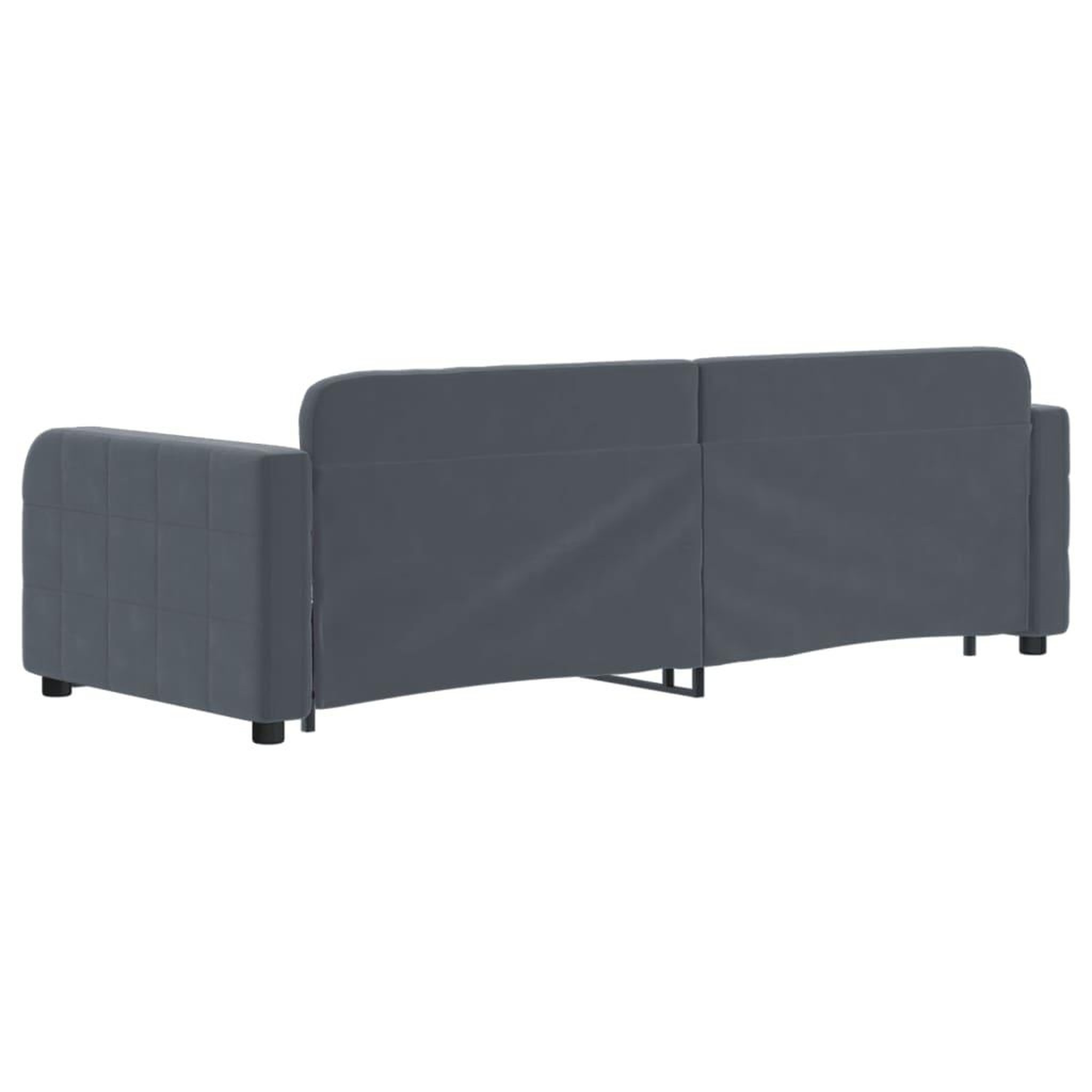 Voir la diapositive 5 : VIDAXL Lit de jour avec gigogne et tiroirs sans matelas 80x200 cm