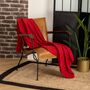Voir la diapositive 3 : ATMOSPHERA Plaid Polaire  Jeremy  125x150cm Rouge