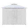 Voir la diapositive 5 : VIDAXL Belvedere avec rideaux 600x298x270 cm Blanc 180 g/m^2