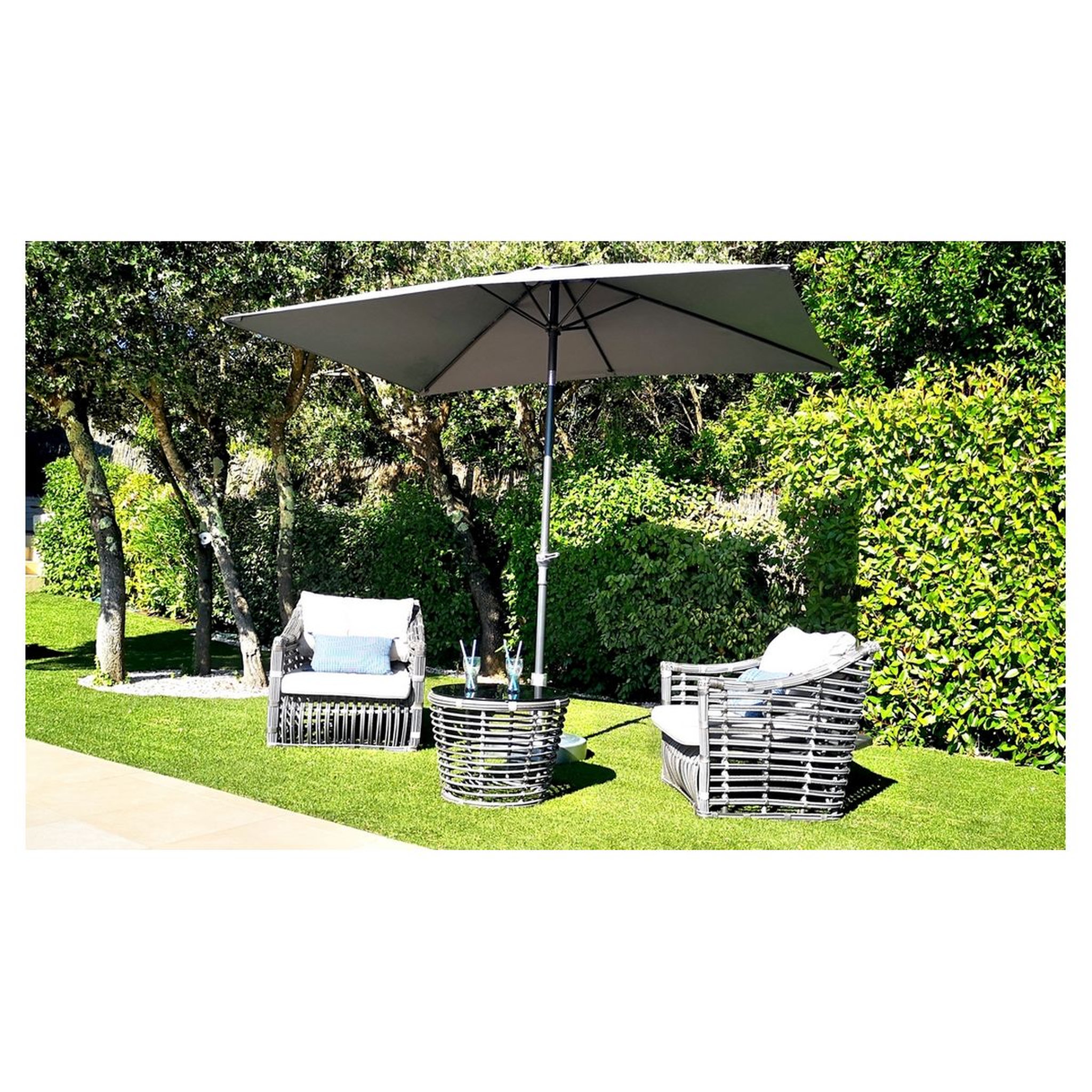 Voir la diapositive 1 : Givex Parasol droit - Gris - TILT