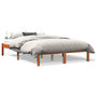 Voir la diapositive 2 : VIDAXL Cadre de lit sans matelas cire marron 140x200cm bois pin massif