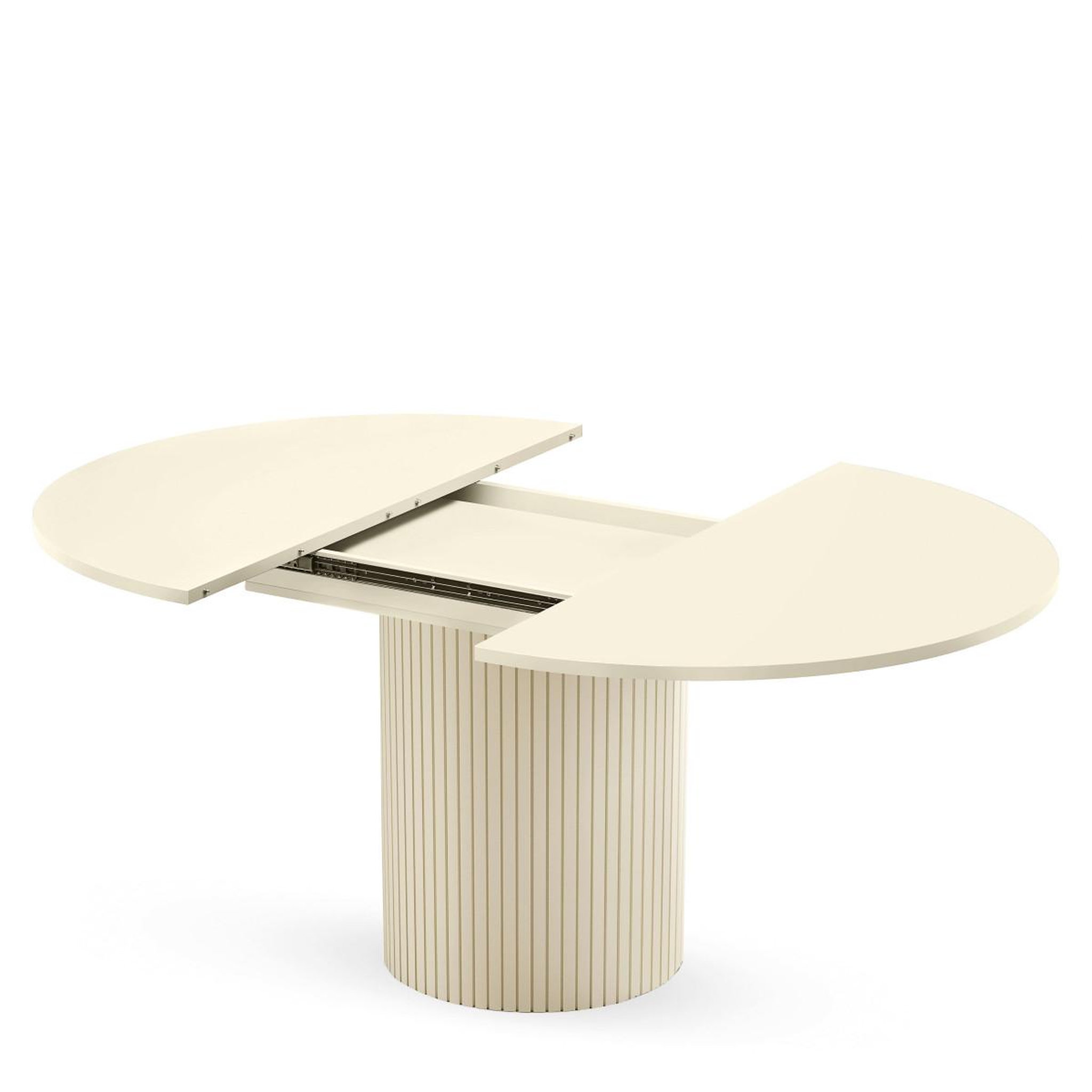Voir la diapositive 2 : Paris Prix Table à manger extensible  toscana  120-160cm beige