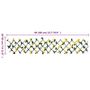 Voir la diapositive 6 : VIDAXL vidaXL Treillis de lierre artificiel extensible 5 pcs jaune 180x20 cm