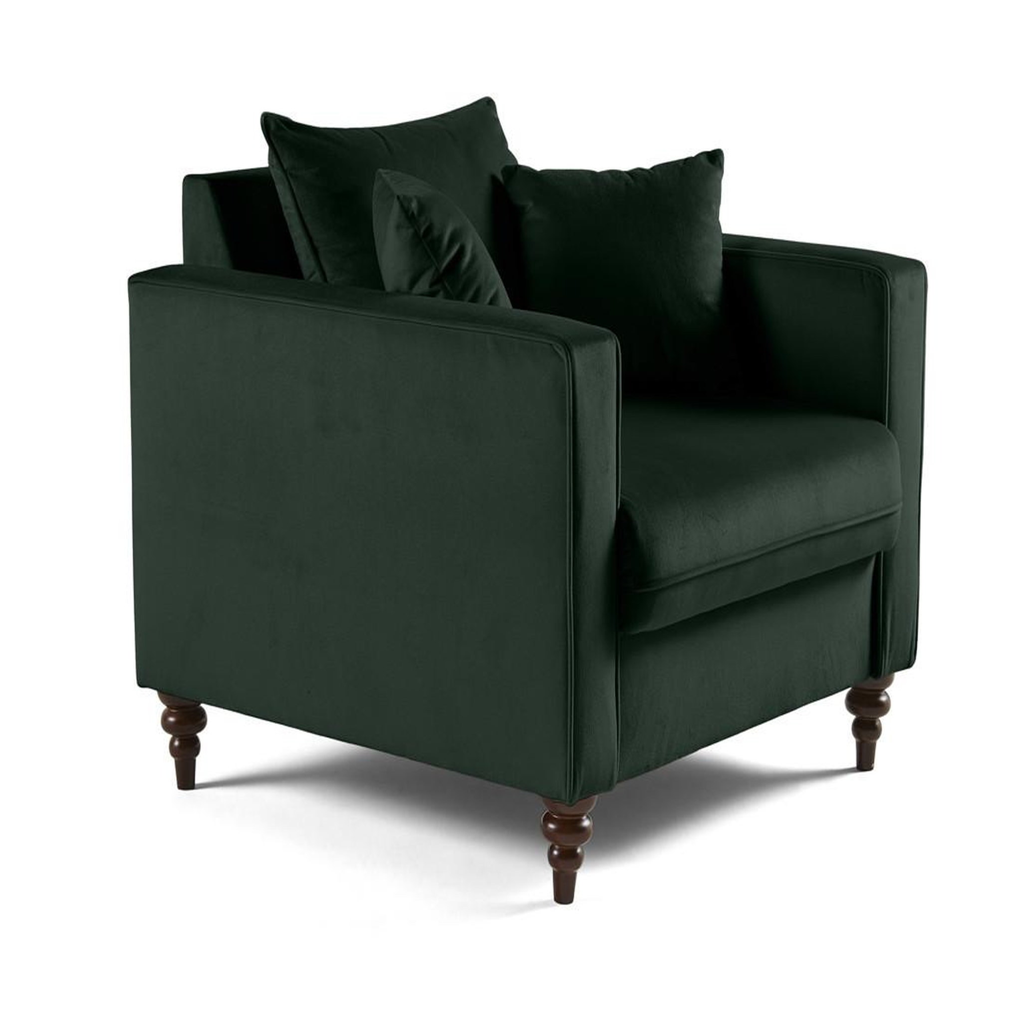 Voir la diapositive 4 : BEST MOBILIER Flamingo - fauteuil en velours