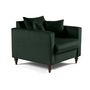 Voir la diapositive 4 : BEST MOBILIER Flamingo - fauteuil en velours