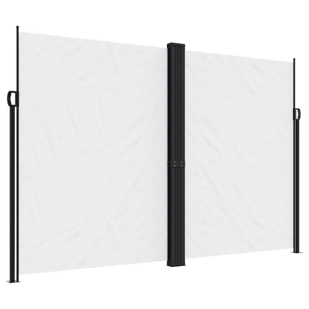 VIDAXL Auvent lateral retractable blanc 220x1200 cm