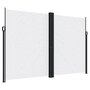 Voir la diapositive 2 : VIDAXL Auvent lateral retractable blanc 220x1200 cm