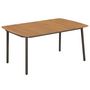 Voir la diapositive 2 : VIDAXL Ensemble a manger de jardin 7 pcs Resine tressee Noir