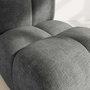 Voir la diapositive 4 : LISA DESIGN Grace - module d'assise en velours texturé