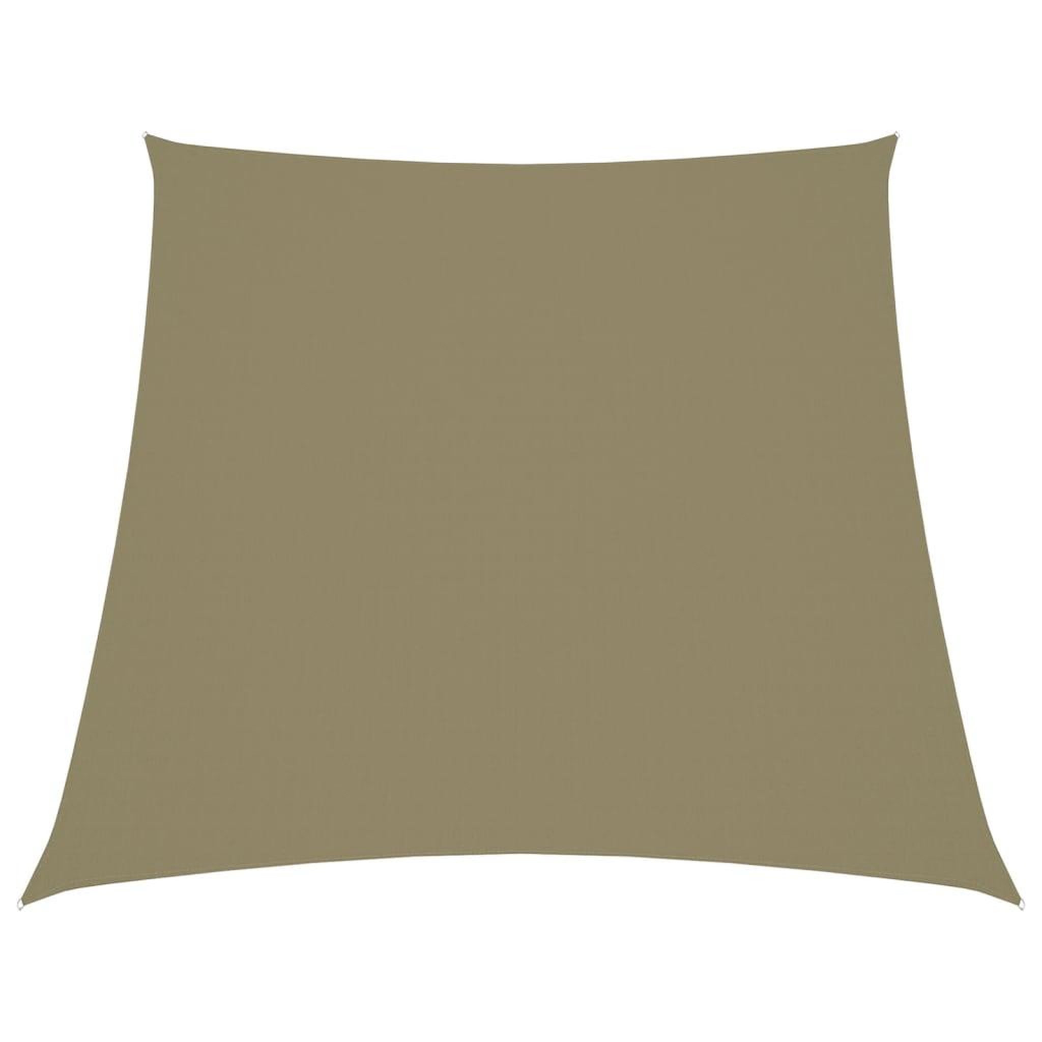 Voir la diapositive 1 : VIDAXL Voile de parasol Tissu Oxford trapeze 3/5x4 m Beige