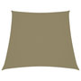 Voir la diapositive 1 : VIDAXL Voile de parasol Tissu Oxford trapeze 3/5x4 m Beige