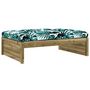 Voir la diapositive 5 : VIDAXL Salon de jardin 4 pcs avec coussins bois de pin impregne