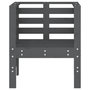 Voir la diapositive 5 : VIDAXL Chaises de jardin lot de 2 gris 61,5x53x71cm bois de pin massif