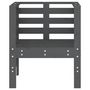 Voir la diapositive 5 : VIDAXL Chaises de jardin lot de 2 gris 61,5x53x71cm bois de pin massif