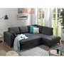 Voir la diapositive 3 : LISA DESIGN Tala - canapé d'angle droit - convertible - 5 places - en tissu