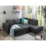 Voir la diapositive 3 : LISA DESIGN Tala - canapé d'angle droit - convertible - 5 places - en tissu